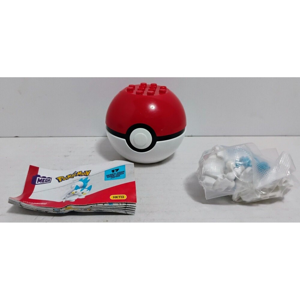 MEGA CONSTRUX POKEMON POKE BALL PACHIRISU SET HKT13 COMPLETE